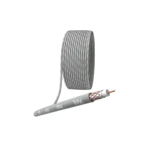 ЭРА Кабель коаксиальный RG-6U, 75 Ом, Cu/(оплётка Cu 64%), нг(А)HF, цвет серый, бухта 100 м (4/80)