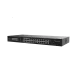 Коммутатор неуправляемый 24x100Мбит/с (RJ45 с PoE+), 2x1Гбит/с (Combo) 370Вт