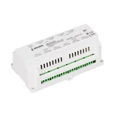 Сплиттер 12-48 V 2-in 6-out RS-485 IARL IP20 металл 5 лет SMART-DMX512-306-72-DIN INTELLIGENT