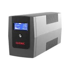 Источник бесперебойного питания line-interactive, Инфо Элсиди (Info LCD) 600 ВА/360 Вт, 1/1, 3xIEC C13, USB + RJ45, LCD, 1x7Aч