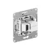 Механизм розетки HDMI+RJ45 (cat5)  мокко Эпика EKF