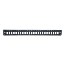 Панель лицевая для выдвижной оптич. полки, 24 SC Simplex/24 LC Duplex, черный