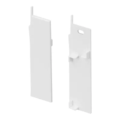 Заглушка PLINTUS-H73-F WHITE (Пластик)