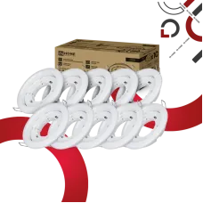 Светильник встраиваемый GX53R-PRO RW-10PACK под GX53 белый (10 шт./упак.) IN HOME