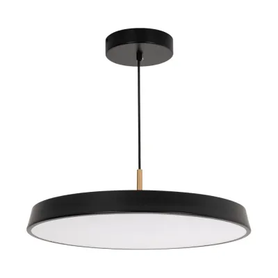 Светильник SP-ELEGANT-R500-37W Warm3000 BK 120 deg 230V IP20 металл 3 года