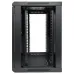 Шкаф настенный 19' TERACOM PRO 12U 600х450 мм дверь стеклянная с замком-ручкой чёрный