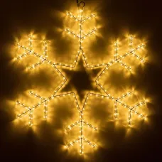 Фигура ARD-SNOWFLAKE-M4-750x750-324LED Warm 230V, 18W Ardecoled, IP65