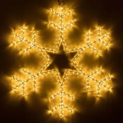 Фигура ARD-SNOWFLAKE-M4-750x750-324LED Warm 230V, 18W Ardecoled, IP65