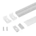 Профиль с экраном ARH-WIDE-H10-2000 ANOD+OPAL (Алюминий)