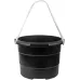 Ведро строительное пластиковое для переноски раствора, усиленные стенки, канатные ручки 40 л