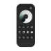 Пульт SMART-R24-DIM Black 1 зона, 2.4G ARL, IP20 пластик, 5 лет