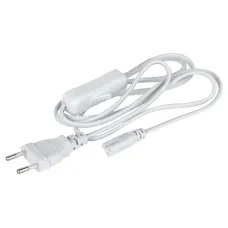 Кабель питания для линейного светильника ЭРА FTS-C5-plug-1,5 1,5 м с выключателем коннектор IEC C5
