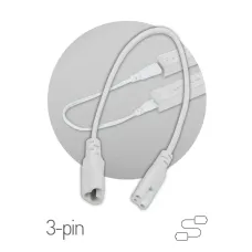 Кабель соединительный для линейного светильника ЭРА Cable FT-C5-С6-1 3-pin мама-папа , удлинитель