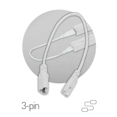 Кабель соединительный для линейного светильника ЭРА Cable FT-C5-С6-1 3-pin мама-папа , удлинитель