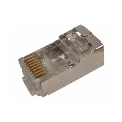 Джек RJ-45 8P8C CAT 5e (экран),