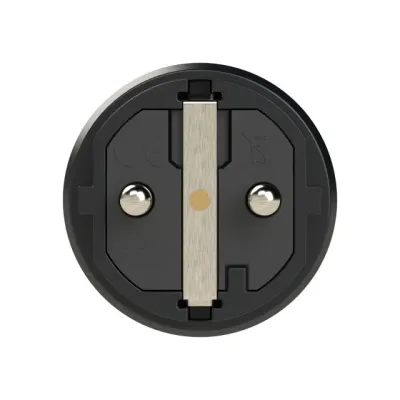Вилка каб 16А/250V/2P+E/IP54 корпус черный, маркер черный