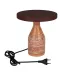 Светильник SP-CROOD-TAB-R22.5x24-7W Warm3200-MIX RD-BRG, 140 deg, 230V, IP20, травертин, 5 лет