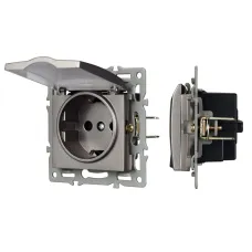Механизм розетки влагозащищённый SCT-MCP-PL-GR 250V, 16A