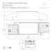 Панель Sens SMART-P45-RGBW White 230V, 4 зоны, 2.4G ARL, IP20 пластик, 5 лет