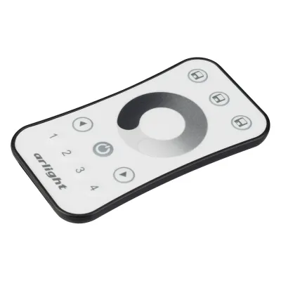 Пульт SMART-R10-DIM 4 зоны, 2.4G ARL, IP20 пластик, 5 лет