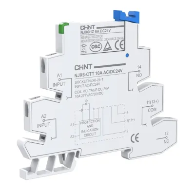 Интерфейсное реле в сборе NJX6-CTL 6A AC/DC220В винт. (R)