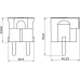 Трансформатор тока CT100 1600A, класс 0.5S, 15ВА