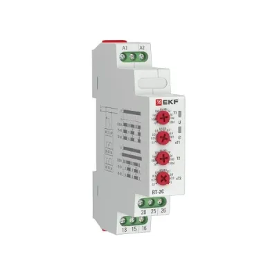 Реле времени RT-2C (2 регулир. порога времени, 2 исп. конт.) EKF PROxima