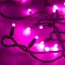 Гирлянда светодиодная декоративная ARD-STRING-CLASSIC-10000-BLACK-100LED-STD PINK 230V, 7W ARDCL, IP65