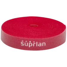 Мягкая кабельная стяжка SUPRLAN 15мм, красный 5м