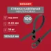 Хомут-стяжкa нейлоновая под винт 100x3,6 мм, черная, 100 шт