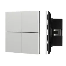 039662 Панель управления кнопочная IP20, BUS, Frameless, INTELLIGENT ARLIGHT KNX-304-23-IN Silver, металл, 2 года