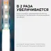 Профиль алюминиевый для светодиодной ленты, анодированный, встраиваемый, черный, 22х6 мм, 2 м, ширина ленты до 10 мм, рассеиватель белый матовы