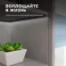 Профиль алюминиевый для светодиодной ленты, анодированный, П-образный , накладной, черный, 16х12 мм, 2 м, ширина ленты до 10 мм, рассеиватель чер