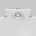 Светильник встраиваемый Maytoni Gyps Modern DL006-GU10-RD-W Белый