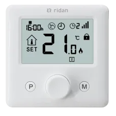 RT2000RF + RX1 беспр. термостат+ресивер (сухой контакт), накладной