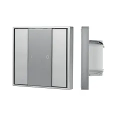 Панель кнопочная INTELLIGENT DALI-201-23-1G-DIM-DT6-IN Silver BUS, Frame IARL, IP20 металл, 3 года