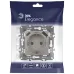 Розетка ЭРА Elegance 14-4108-16 2P+E 16A-250В со шторками с USB type-A+C 5В-3А титан