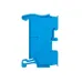 Клемма проходная Push-in 1.5 мм2 синяя EKF