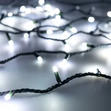 Гирлянда светодиодная декоративная ARD-STRING-PRO-1000-GREEN-100LED-MILK-PULSE White 230V, 7W ARDCL, IP65