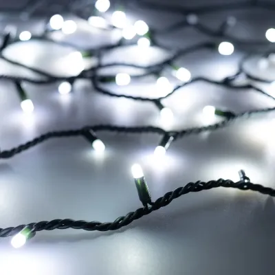 Гирлянда светодиодная декоративная ARD-STRING-PRO-1000-GREEN-100LED-MILK-PULSE White 230V, 7W ARDCL, IP65