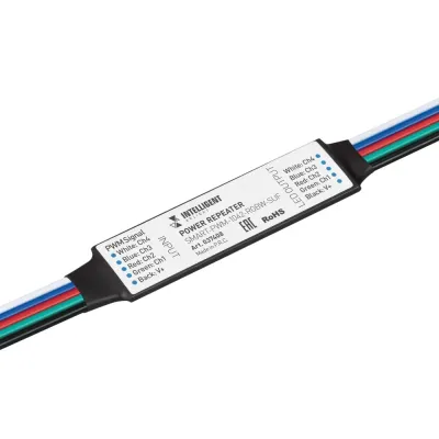 Усилитель 12-24 V 4x1 A IARL IP20 пластик 5 лет SMART-PWM-1042-RGBW-SUF INTELLIGENT