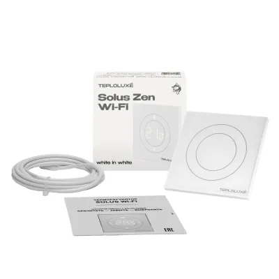 Терморегулятор электронный Solus Zen Wi-Fi        белый/белый