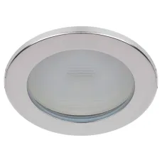 Встраиваемый светильник влагозащищенный ЭРА KL95 CH GX53 IP44 хром