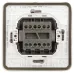 Выключатель ЭРА Эксперт 11-1524-01 двойной IP55, 10АХ-250В, СУ, белый