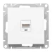 Механизм розетки RJ45 (cat6), белый Эпика EKF