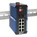 Коммутатор промышленный неуправляемый U-2GX/SFP-8GTP, 2 порта 1000Base-X SFP, 8 портов 10/100/1000Base-T(X) RJ45 c PoE, монтаж на динрейку TSX EKF