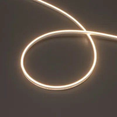 Лента герметичная MOONLIGHT-SIDE-T-M196-03x06mm 24V Warm3000 7.2 W/m, IP54, 2216, 5m, wire x2 вывод кабеля прямой