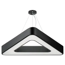 Светильник LED ЭРА Geometria SPO-153-B-40K-030 Delta 30Вт 4000К 2100Лм IP40 600*80 черный подвесной драйвер внутри