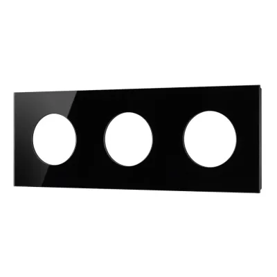 Рамка стеклянная FRM-GLARE-GC-3-BK