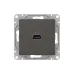 Механизм розетки HDMI  мокко Эпика EKF
